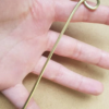 Celtic knot brass pin, Reenactment clothes brooch