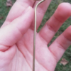 Celtic brass pin, Reenactment clothes brooch