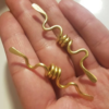 2pcs Viking snake Hairs Bead Hair Ring Spiral Tribal Style Hair Accessory, Viking Hair bead