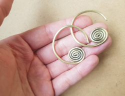 Viking style earrings