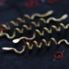 Viking snake hair beads (set of 4)