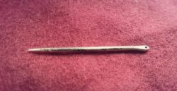 2pcs Vikings brass needles for sewing, Style NR. 1, Historical reenactment crafting tool