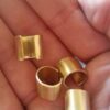 2pcs+ Hairs brass ring, Nordic Tribal hair jewellery, Dread beads, Hair accessory