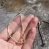 2pcs Celtic brass pin, Reenactment clothes brooch