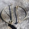 2pcs Celtic brass pin, Reenactment clothes brooch