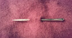 2pcs Vikings brass needles for sewing, Style NR. 1, Historical reenactment crafting tool