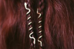 2pcs Viking Snake Hair Bead Tribal Brass Hair Ring Hair Jewellery